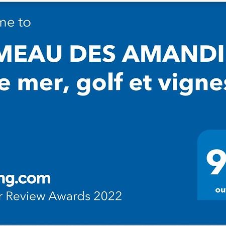 Hameau Des Amandiers - Vue Mer, Golf Et Vignes Apartment Saint-Cyr-sur-Mer Exterior photo